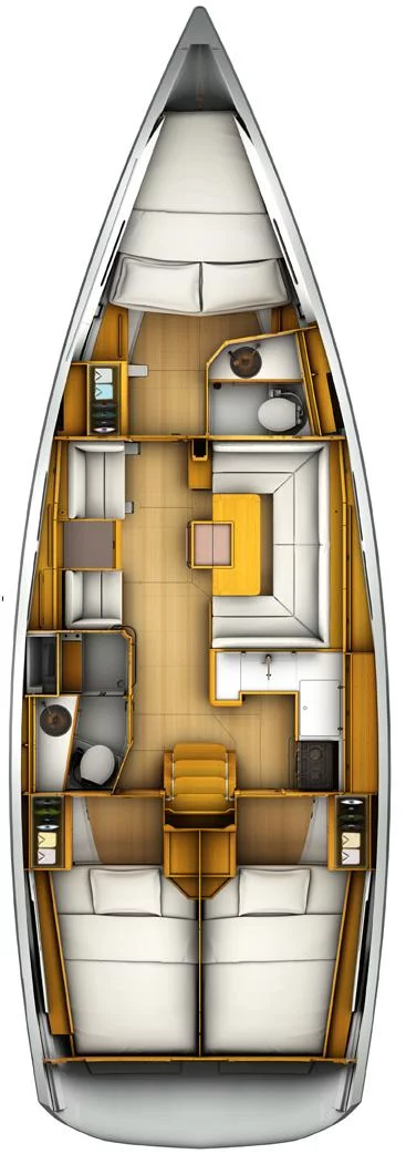 Sun Odyssey 419 - 3 cab. (Kiss Kiss)  - 1
