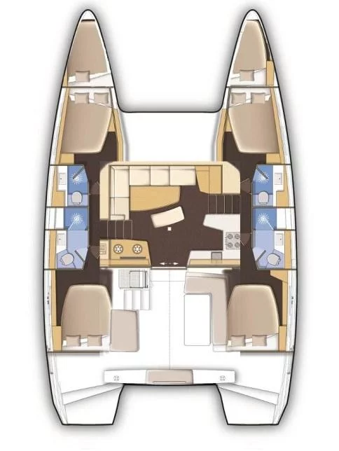 Lagoon 42 - 4 + 2 cab. (Sea Voyager)  - 1