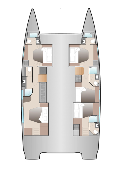 Photo #2 - Fountaine Pajot Aura 51 - 5 + 1 cab. (Freedom) en Road Town - 40001