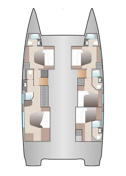 Fountaine Pajot Aura 51 - 5 + 1 cab. (Freedom)  - 1