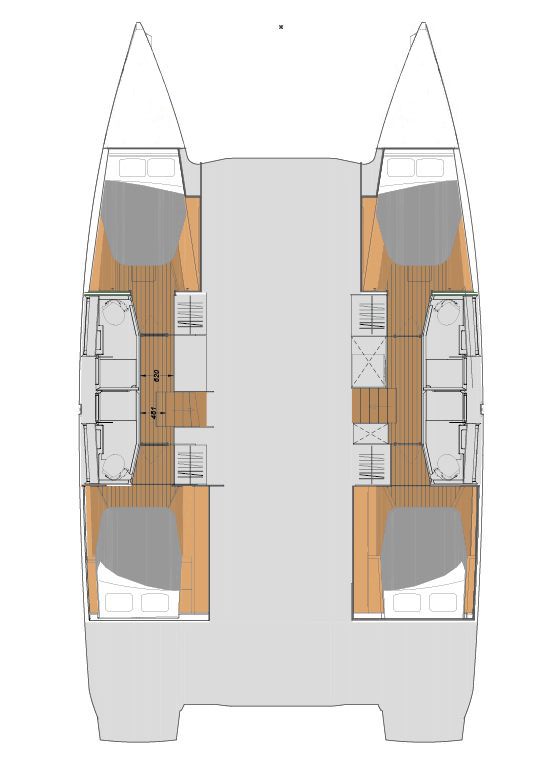 Photo #2 - Fountaine Pajot Elba 45 - 4 + 1 cab. (Lucky Traveller) en Road Town - 40098