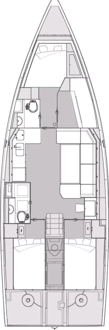 Elan Impression 43 - 4 cab. (Nika)  - 1