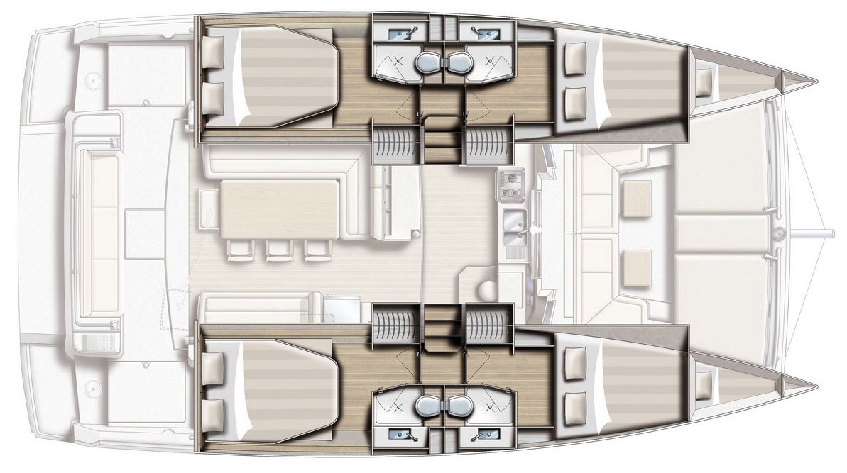 Photo #2 - Fountaine Pajot Astrea 42 - 4 + 1 cab. (Amapola) in Cannigione - 40158