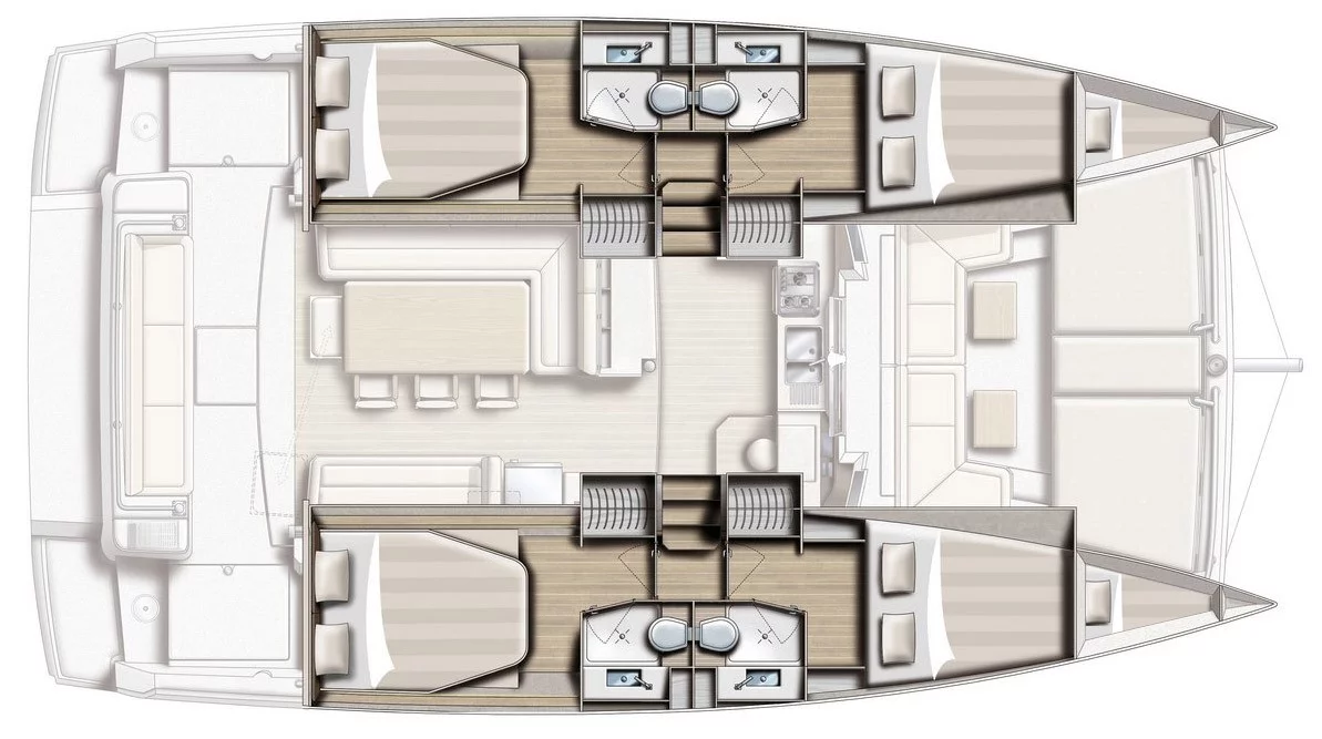 Fountaine Pajot Astrea 42 - 4 + 1 cab. (Amapola)  - 1
