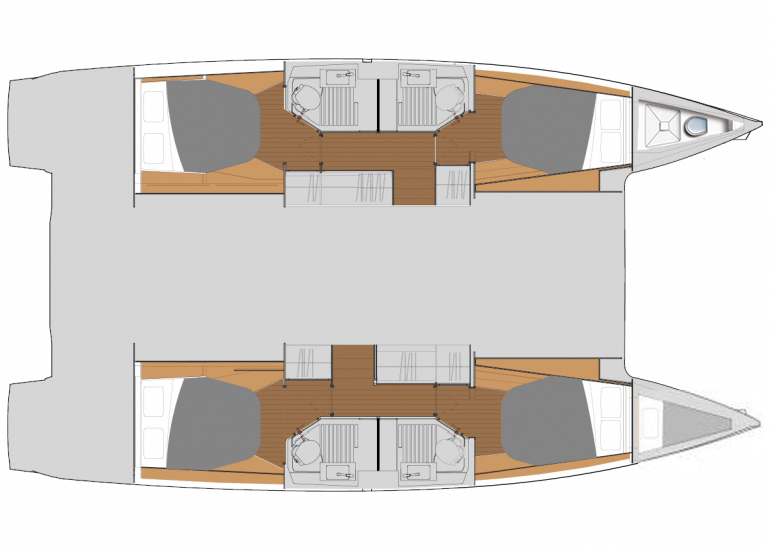 Photo #2 - Fountaine Pajot Astrea 42 - 4 + 1 cab. (Agitation) in Cannigione - 40159