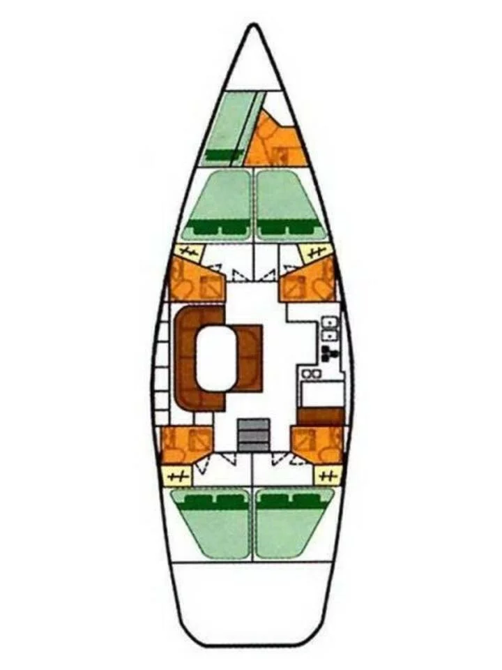 Oceanis 50 - 5 cab. (Gemini)  - 1