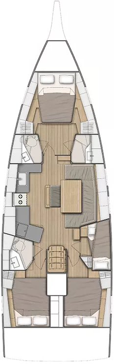 Photo #2 - Oceanis 46.1 - 4 cab. (Zeppelin) in Primosten - 40233