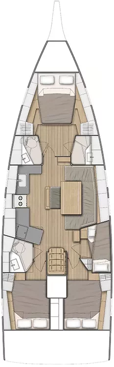 Oceanis 46.1 - 4 cab. (Zeppelin)  - 1