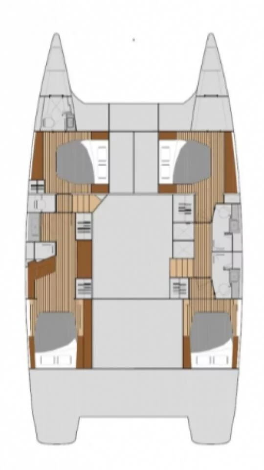 Fountaine Pajot Saba 50 - 4 + 2 cab. (Franco Nero)  - 1