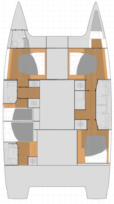 Fountaine Pajot Tanna 47 - 5 cab. (Analau)  - 1