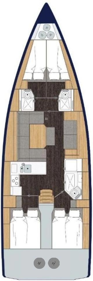 Photo #2 - Bavaria Cruiser 45 - 4 cab. (Nadine) in Sukosan - 40301