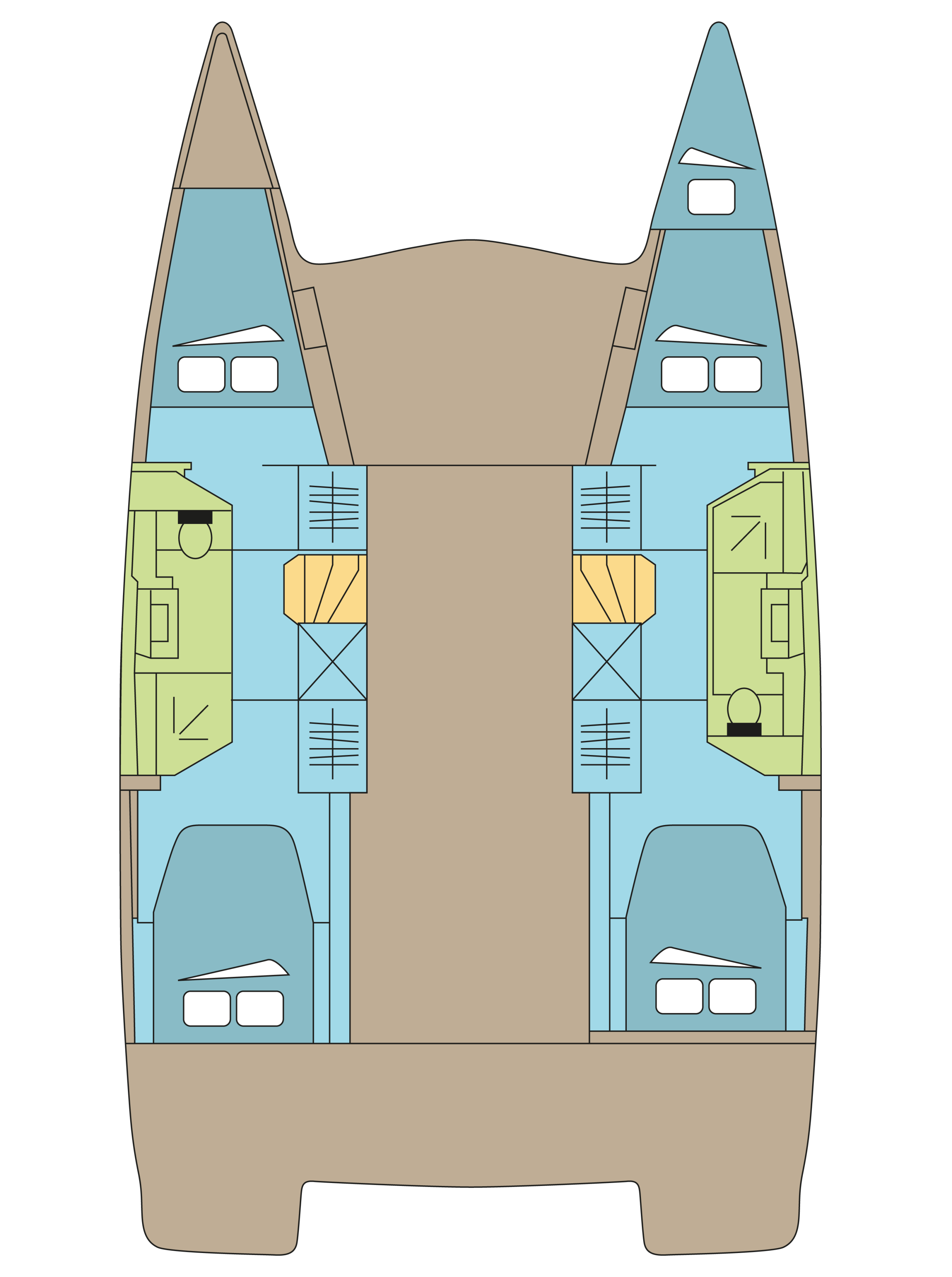 Photo #2 - Fountaine Pajot Isla 40 - 4 + 1 cab. (CALICO) in Parham Town - 40393