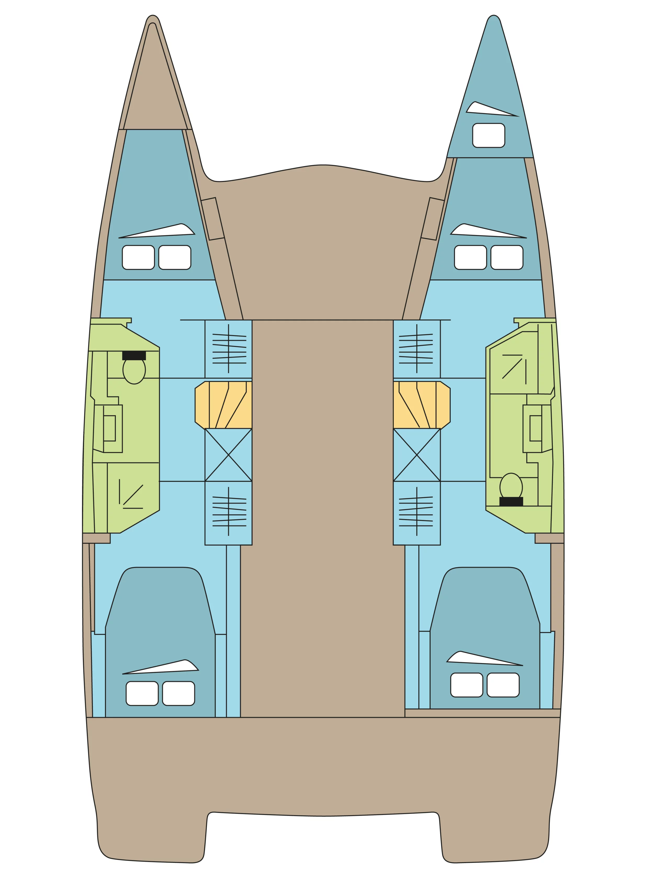 Fountaine Pajot Isla 40 - 4 + 1 cab. (CALICO)  - 1