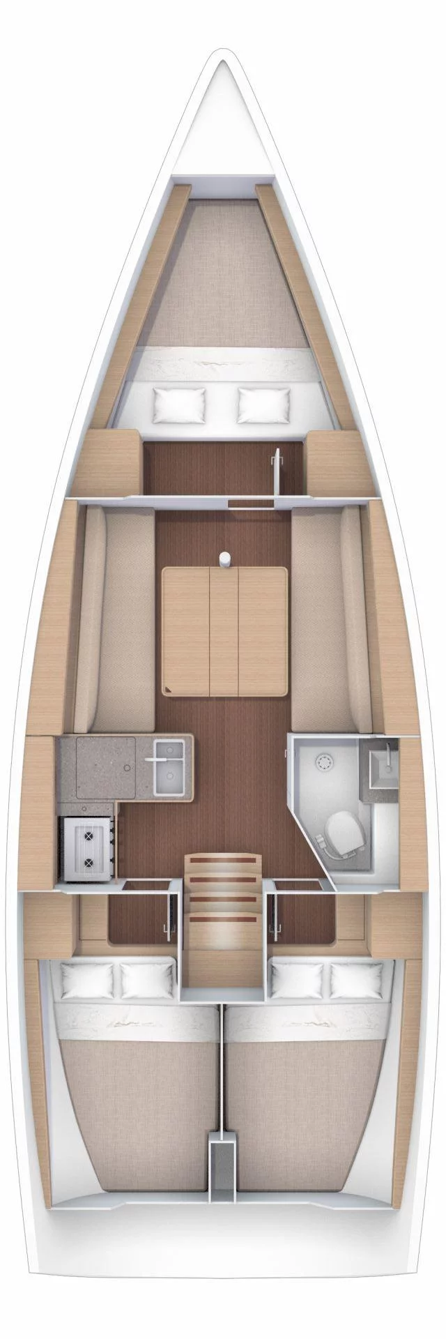 Dufour 360 GL - 3 cab. (Barbossa)  - 1