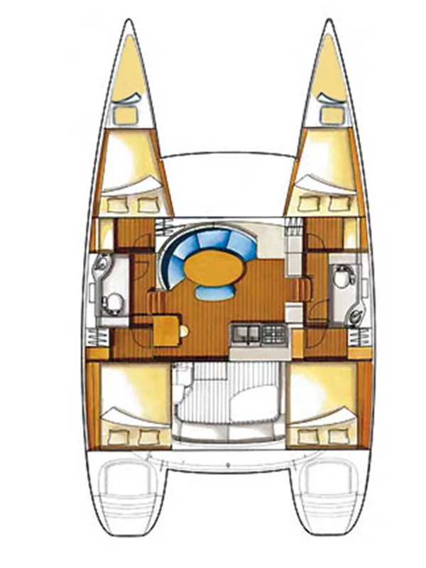 Lagoon 380 - 4 + 2 cab. (Maya)  - 1