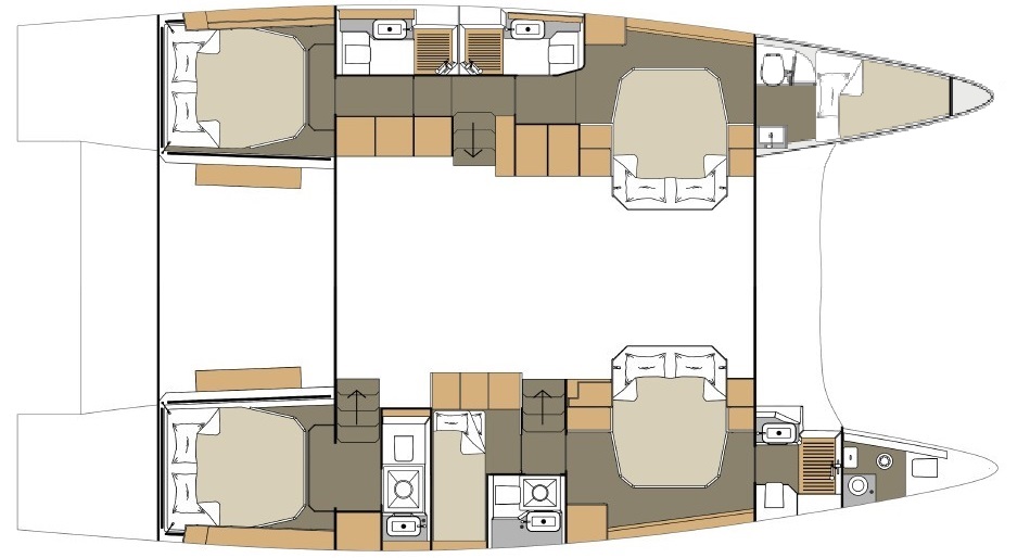 Photo #2 - Dufour 48 Catamaran - 5 + 1 cab. (Clo) in Primosten - 40510