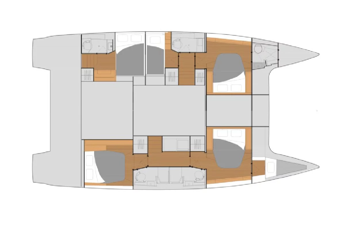 Fountaine Pajot Tanna 47 - 5 + 1 cab. (Angara)  - 1