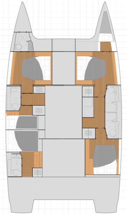 Photo #2 - Fountaine Pajot Tanna 47 - 5 + 1 cab. (Smart Way) in Marmaris - 40515