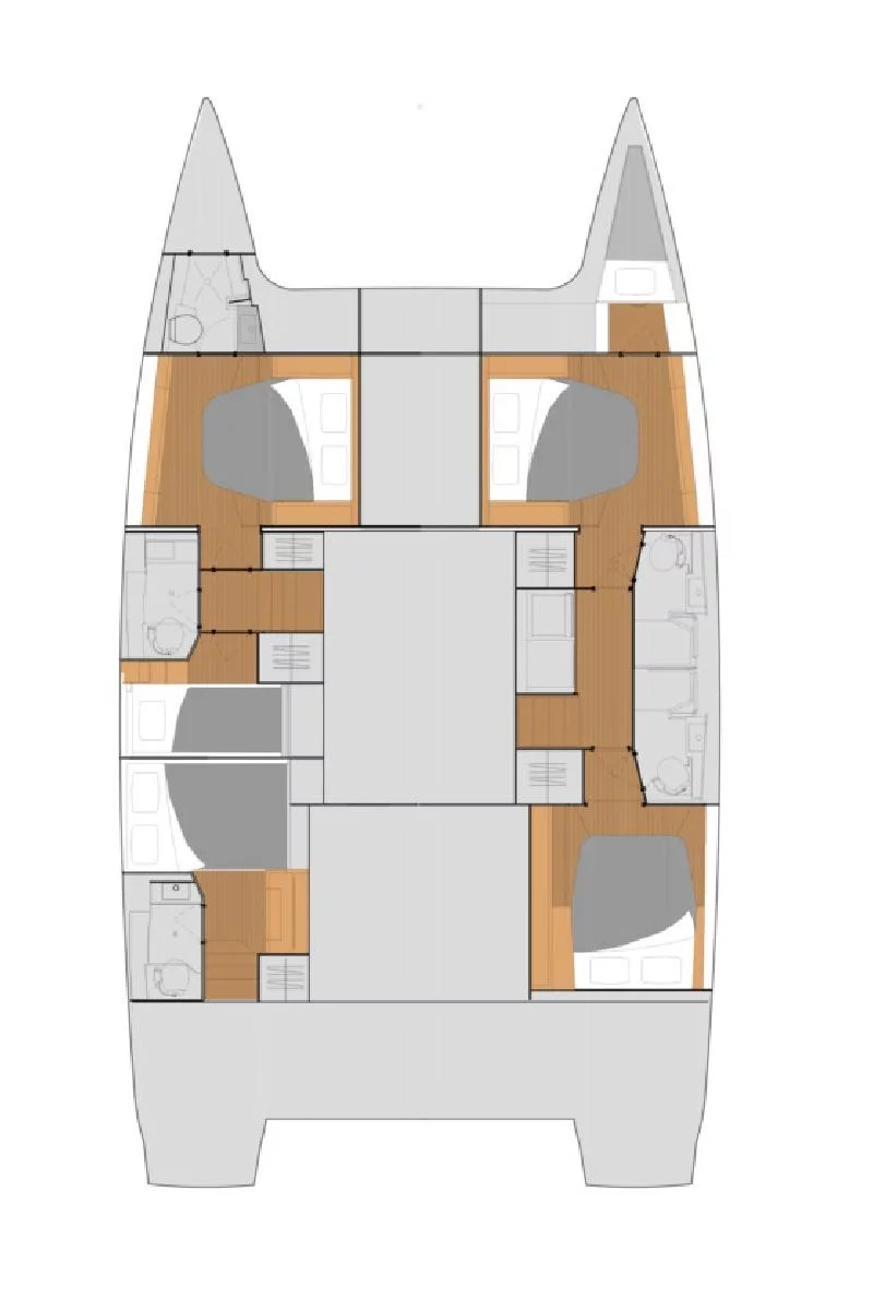 Fountaine Pajot Tanna 47 - 5 + 1 cab. (Smart Way)  - 1