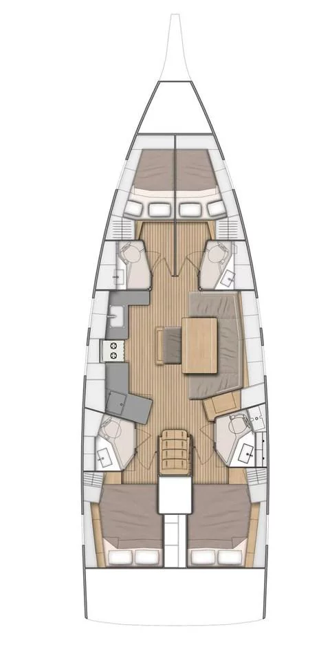 Oceanis 46.1 - 4 cab. (Maracuya)  - 1