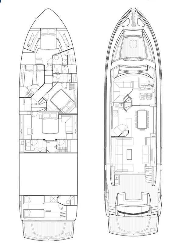 Photo #2 - Sunseeker Manhattan 73 (Goldeneye) in Sibenik - 40570