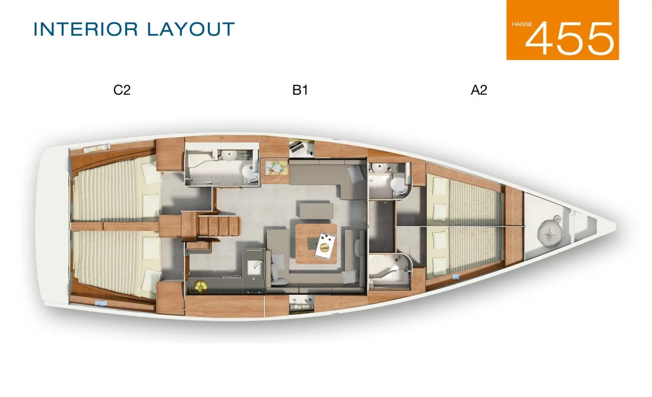 Hanse 455 (Caitlin of Lorne)  - 2