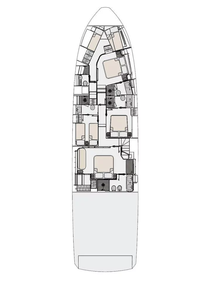 Azimut 78 Fly - 4 + 1 cab. (OMR Group)  - 1