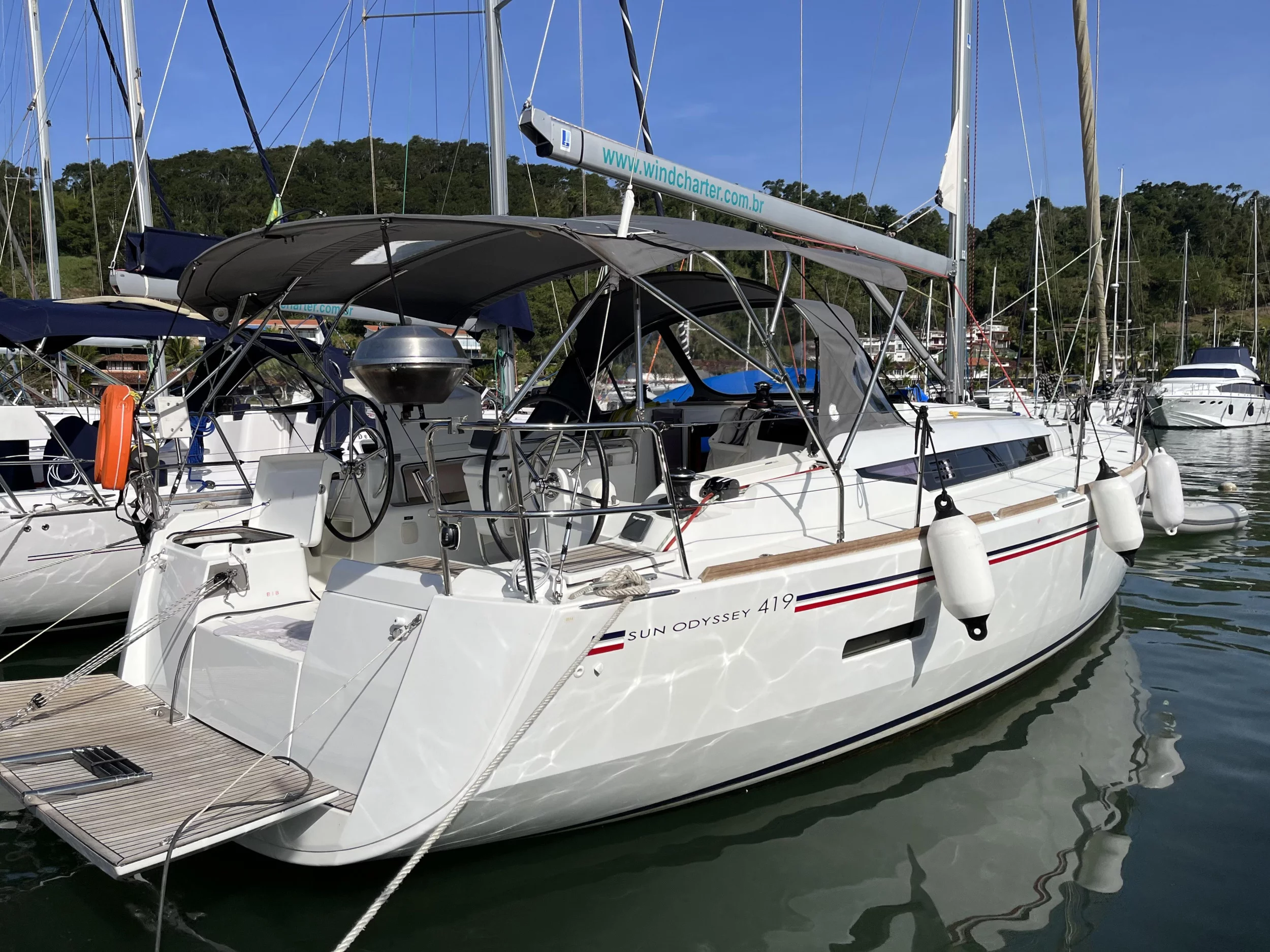 Sun Odyssey 419 - 3 cab. (Friday)  - 0
