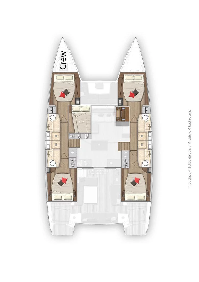 Lagoon 50 (Captain Morgan - CREWED)  - 1