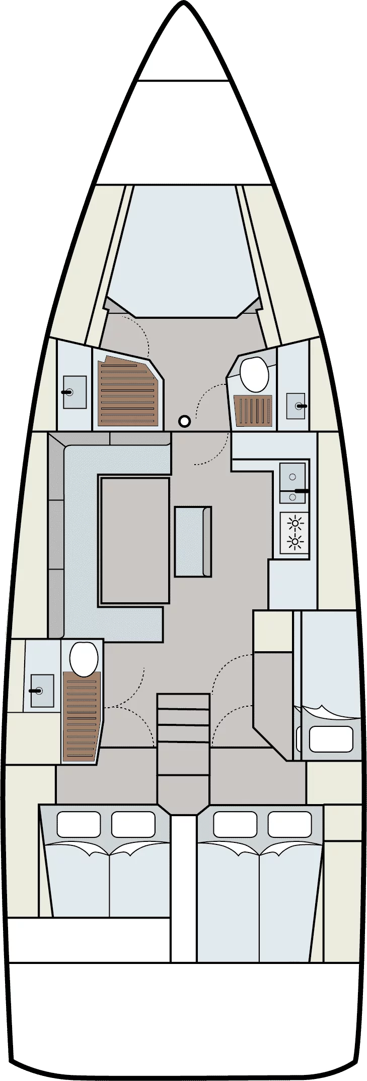 Dufour 470 - 4 cab. (Salacia)  - 1
