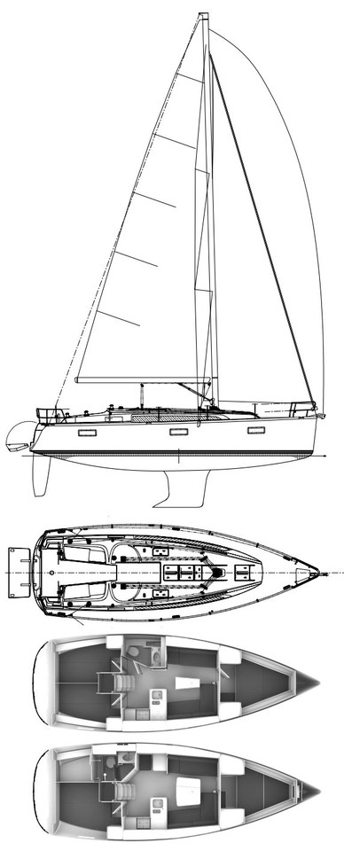 Photo #3 - Bavaria Cruiser 37 - 3 cab. (Roger Rabbit) in Fethiye - 40794