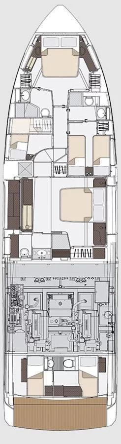Azimut 68 - 4 + 1 cab. (Pangea)  - 1