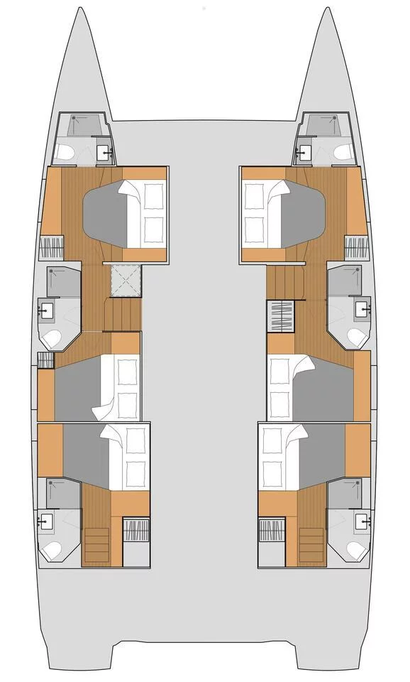 Fountaine Pajot Aura 51 - 6 cab (What's left)  - 1