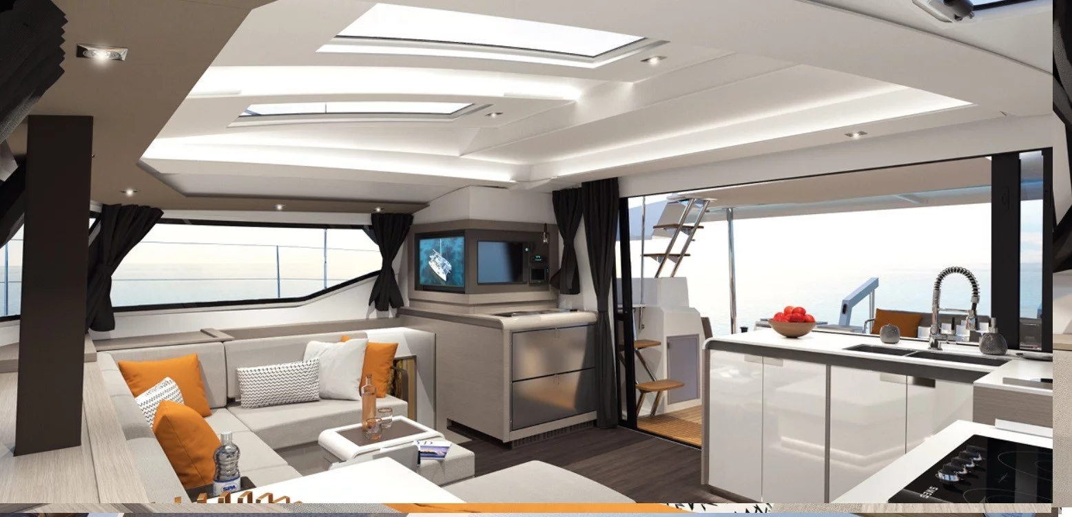 Fountaine Pajot Elba 45 - 4 + 2 cab. (BLUE VELVET)  - 7