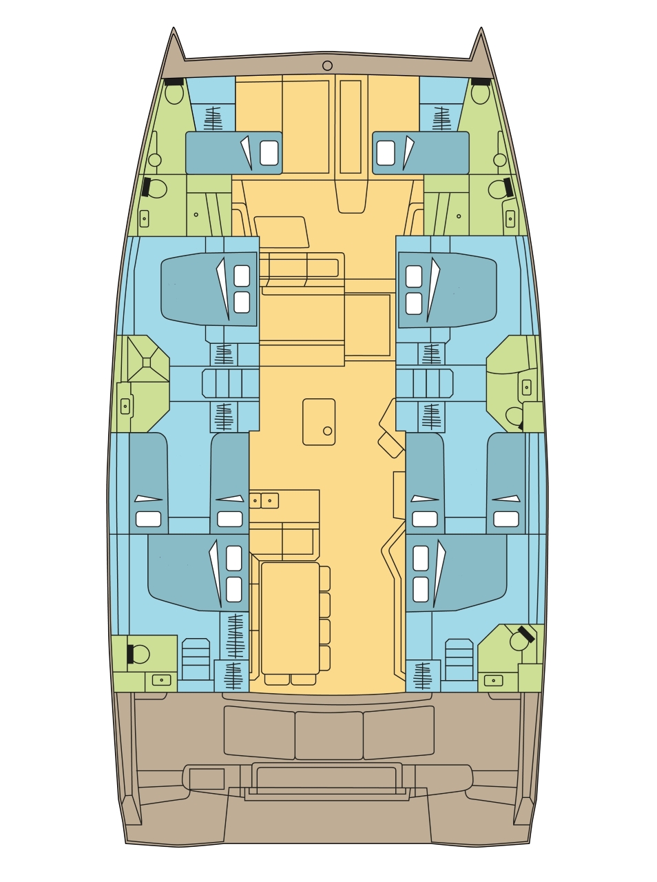 Photo #2 - Bali 5.4 - 6 + 2 cab. (DREAM MANGAREVA) in Raiatea - 40852