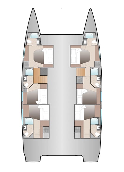 Photo #2 - Fountaine Pajot Aura 51 - 6 cab (Beachcomber) en Nanny Cay - 40867