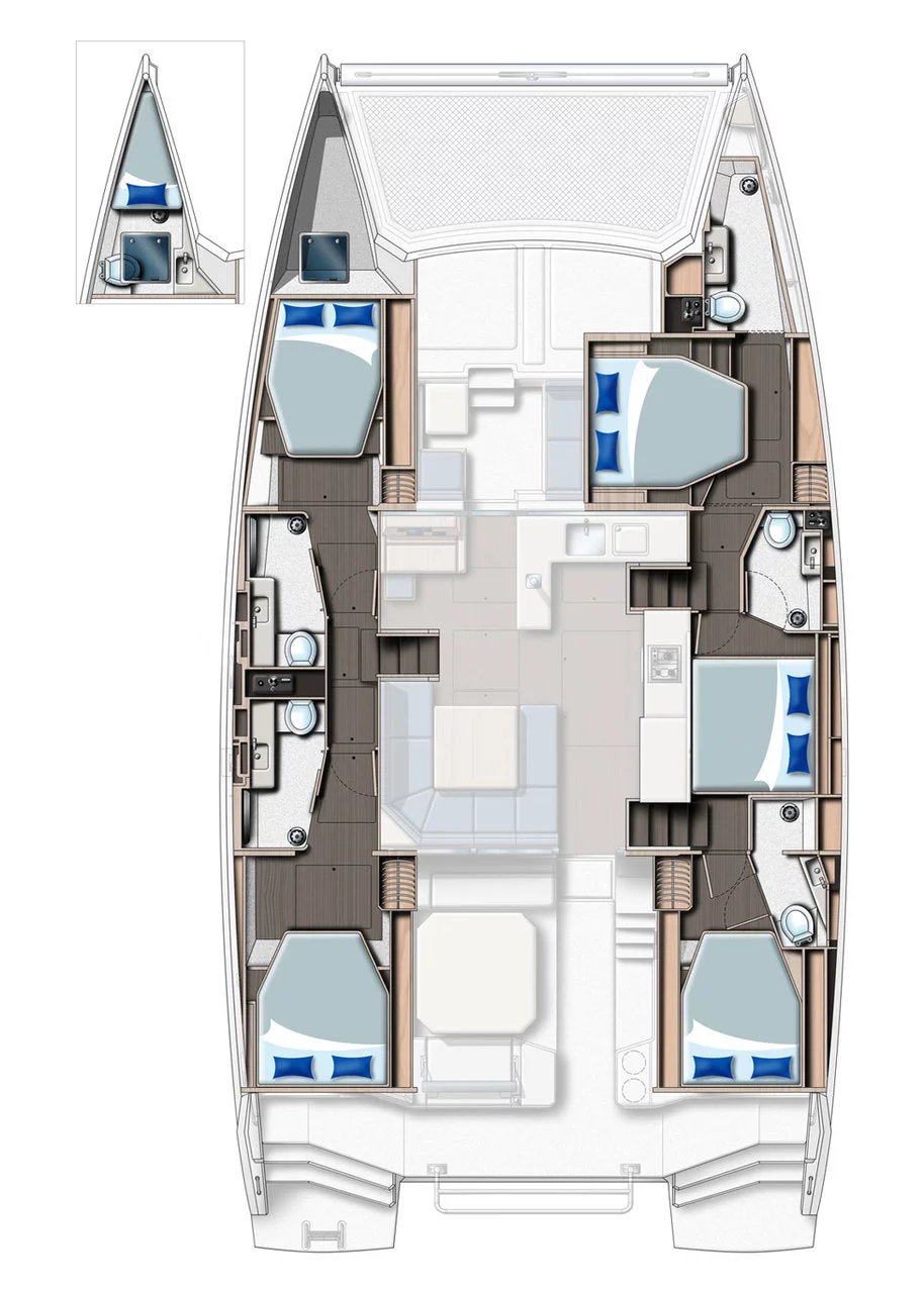 Leopard 50 - 5 + 1 cab (Maria Del Mar)  - 1