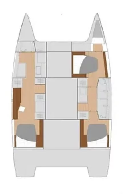 Fountaine Pajot Saona 47 Maestro - 3 + 1 cab. (Hourglass)  - 1