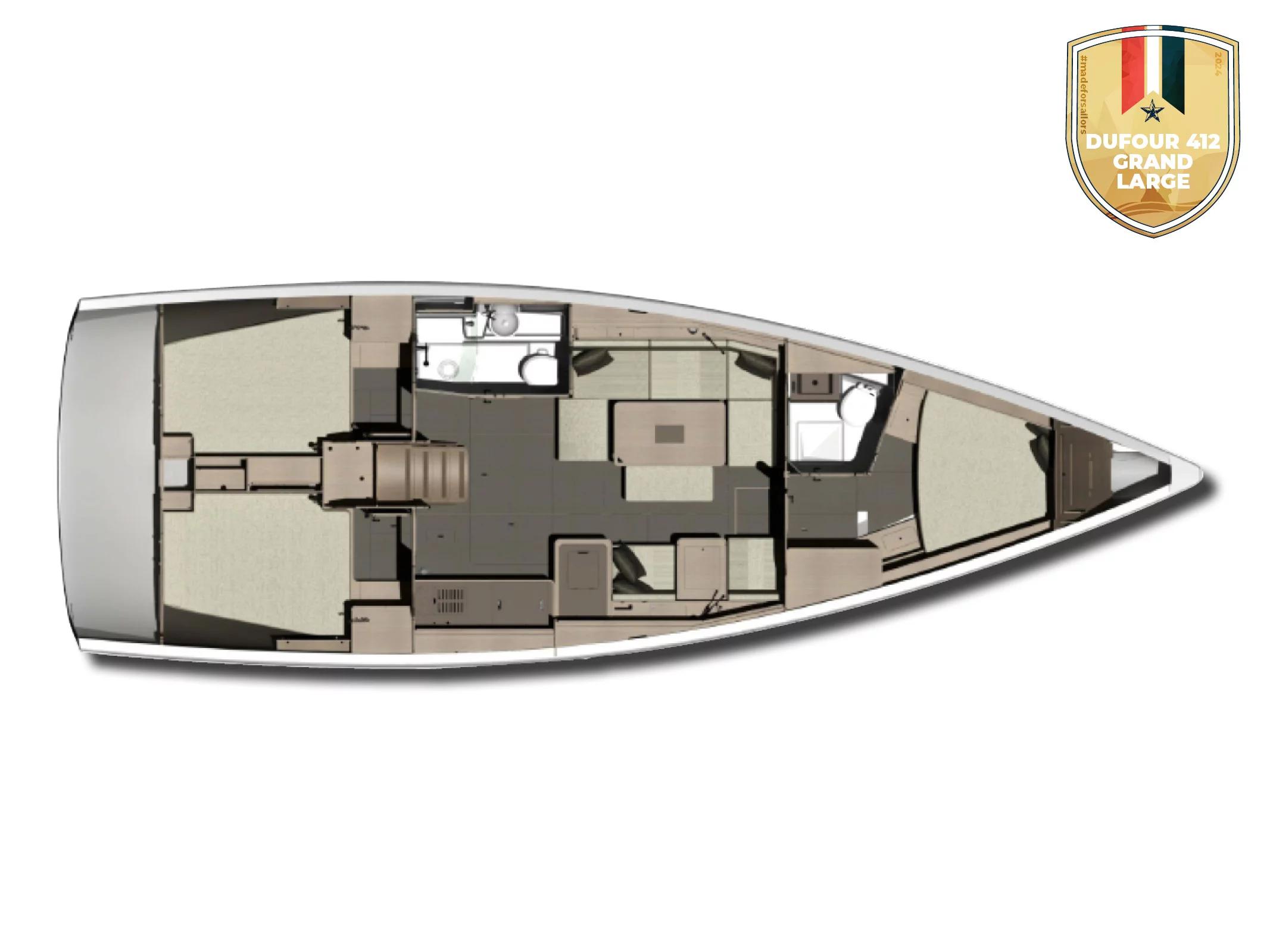Dufour 412 GL (Sofia)  - 15