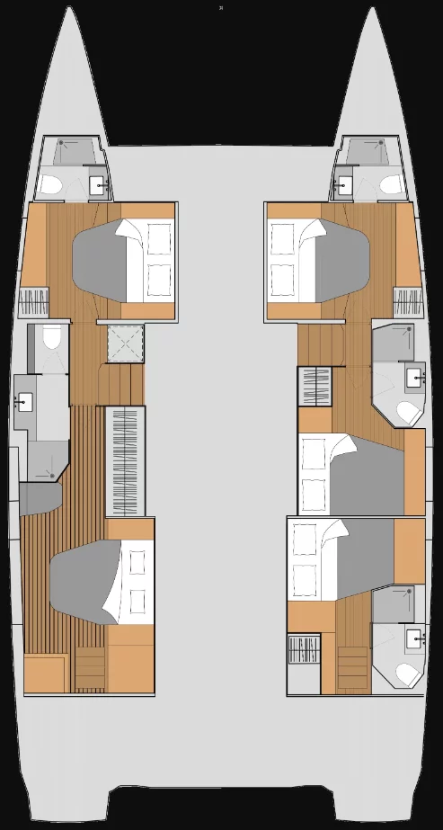 Fountaine Pajot Aura 51 (Alizé)  - 7