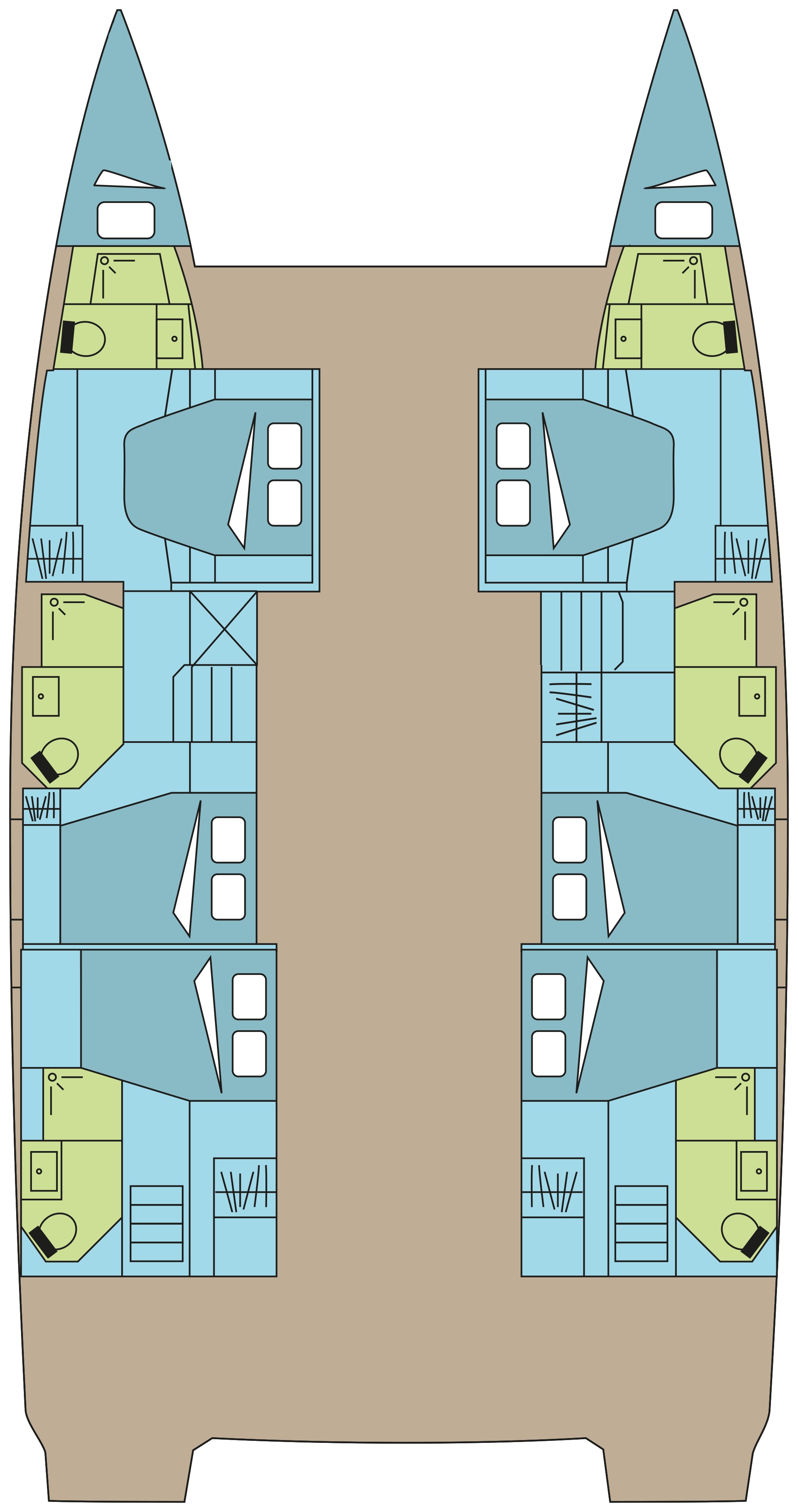 Photo #2 - Fountaine Pajot Aura 51 SMART ELECTRIC - 5 cab. (TIKI) en Pozzuoli - 41131