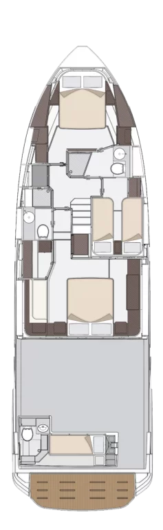 Azimut 53 Fly (White)  - 1