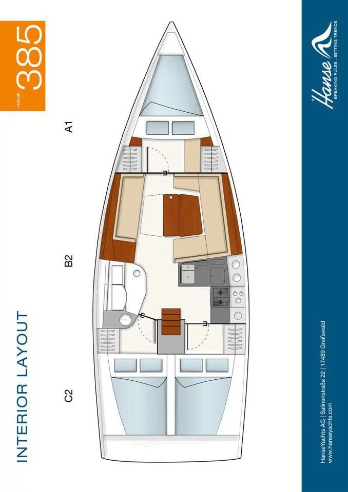 Hanse 385 (Kon-Tiki)  - 1