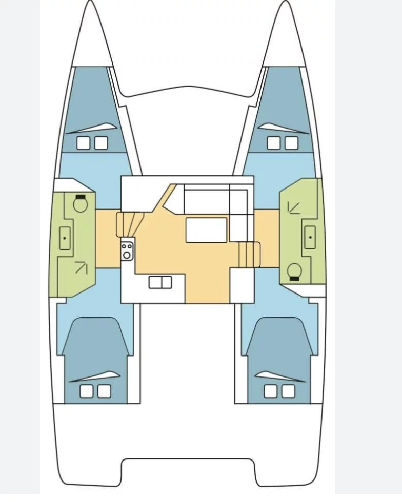 Fountaine Pajot Lucia 40 - 4 cab. (Kinara)  - 1