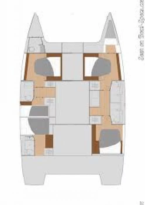Fountaine Pajot Saona 47 - 5 cab. (Lola 2)  - 1