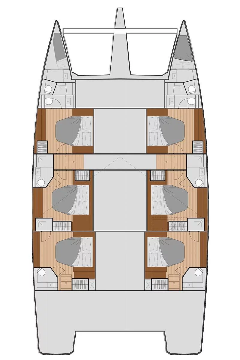 Fountaine Pajot Samana 59 (LA PERLE)  - 1