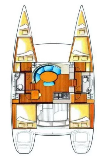 Lagoon 380 - 4 + 2 cab. (Twin Star)  - 1