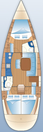 Photo #2 - Bavaria 44 - 3 cab. (SeaBreeze) in Fethiye - 41398