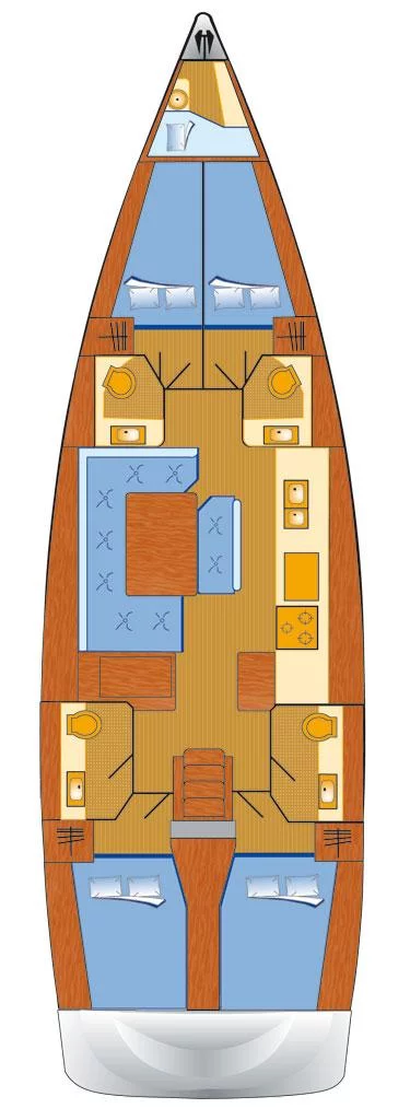 Sun Odyssey 519 - 4 + 1 cab. (Alea)  - 1