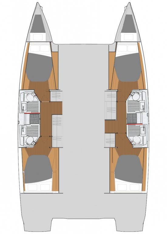 Photo #2 - Fountaine Pajot Astrea 42 - 4 + 2 cab. (Felis) in Murter - 41439